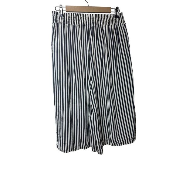 CLOSED Amelia Stripe Silk Crop Pants Sz. M - Picture 6 of 8